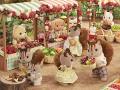 【100% original From Japan 】 Sylvanian Families Doll Walnut Squirrel Family FS-17. 