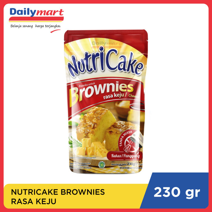 Nutricake Brownies Kukus Panggang KEJU 230 gr Nutri Cake Cheese
