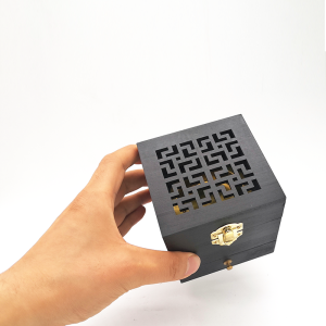 Wooden Incense Burner Sandalwood Incense Stick Holder Square Incense Box Oud Bakhoor 香薰木盒 檀香炉 沉香 木质香炉 方形香盒 家居熏香