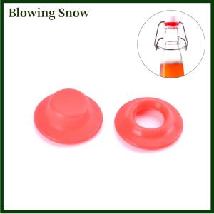 Blowing 10pcs ซิลิโคนยางปะเก็นเครื่องซักผ้าด้านหลังสำหรับฝาสวิงด้านบนฝาขวดบ้าน