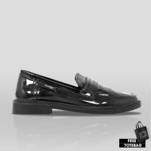 Prodigo * Sepatu Pria Mawan Black | Sepatu Formal | Casual | Sepatu Slip On | Sepatu Kerja Terbaru