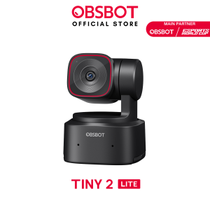 Obsbot Tiny 2 Lite - Pan Tilt & Zoom 4K AI Camera with Auto Tracking