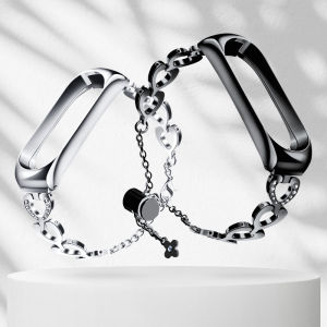 Mi Band 6 Strap for Xiaomi Mi Band 3 4 5 Bracelet Metal Wrist Strap NFC Global Version Replacement Accessories Watch Band