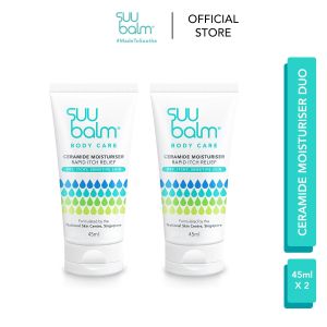 Duo Pack Suu Balm Ceramide Moisturizer Rapid Itch Relief 45ml