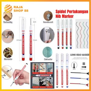 Spidol Pertukangan Nib Marker Alat Tulis Penanda Spidol Long Nib Head Marker Serbaguna