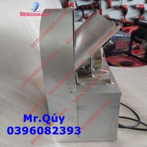 Máy thái hành tímtỏi chạy điện 220V năng suất 68-80kg/giờ