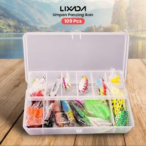 109 PCS PAKET UMPAN PANCING MINNOW LURE IKAN SET FISHING BAIT KIT - DWS250-A UMPAN PANCING TIRUAN UM