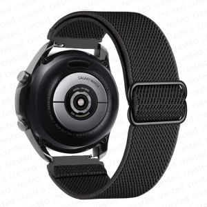 20mm/22mm Strap For Samsung Galaxy watch 6 classic/6/ 5/pro/4/classic 3/Active 2 Adjustable Elastic Nylon bracelet for Huawei GT/3/2/2E/Pro Amazfit GTR/GTS 3/2/2E/mini band