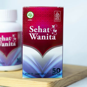 SEHAT WANITA 100% ASLI Isi 50 dan 100 Kapsul-Obat Herbal Atasi Masalah Kewanitaan