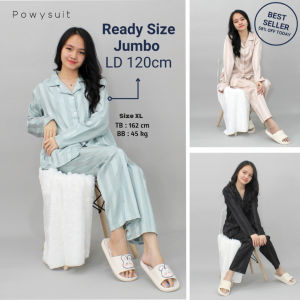 Piyama Satin Baju Tidur Wanita Dewasa Lengan Panjang Celana Panjang l Piyama Panjang