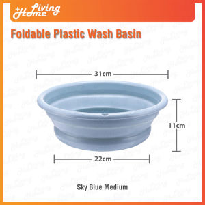 Foldable Plastic Wash Basin Water Basin Collapsible Collapsible Bucket