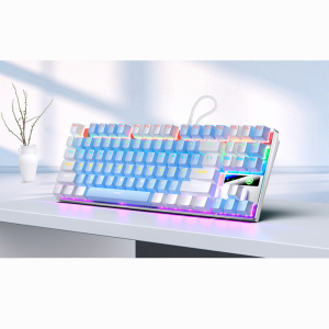 Bàn phím cơ Gaming có dây ZK3 pro 104 key Blue switch Full size kèm nhiều chế độ Led RGB chuyên game PC laptop