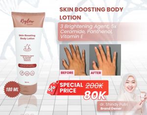 REGLOW Skin Boosting Body Lotion 180 ml - Body Lotion Tone Up Pemutih Badan