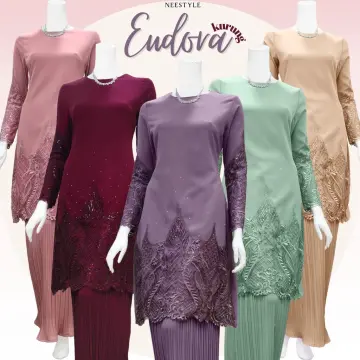 Shop Prada Lace Baju Kurung online Lazada .my