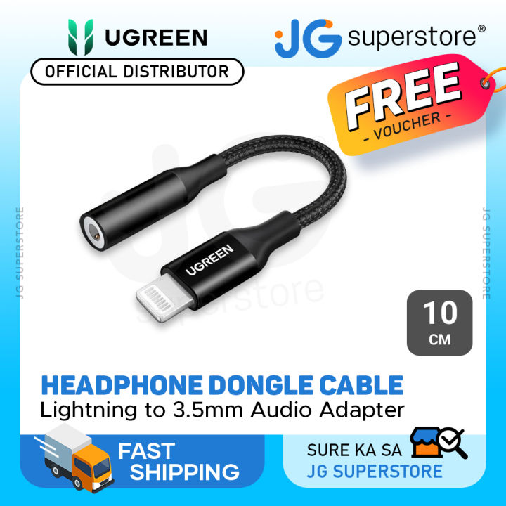 UGREEN 70860 Lightning to Audio Adapter Male to Female
