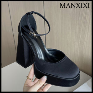MANXIXI Fashion Women High Heels 5.11 Inches Beautiful Sandals (Size 35-40)