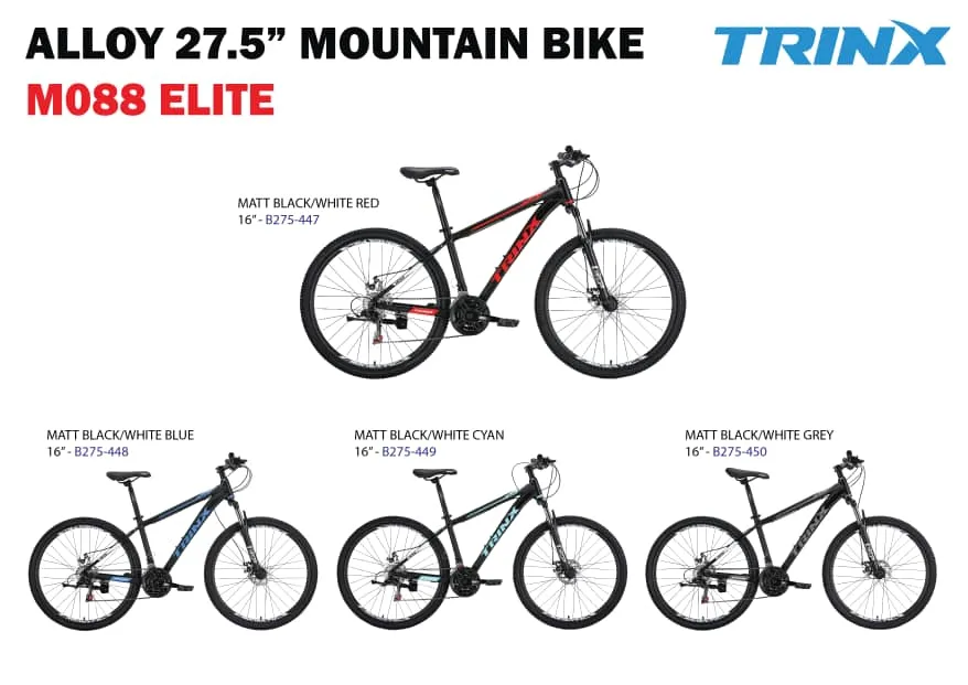 TRINX MOUNTAIN BIKE M088 LIMITED VERSION SHIMANO GEAR