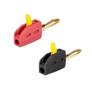 Chuối jack cắm 4mm 32A Công suất kết nối mạ vàng dây cáp loa Pin giắc cắm bắp chuối kết nối