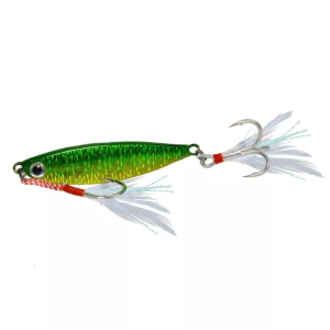 1Pcs Laser Fishing Lure Jig 7g 10g 15g 20g Metal Spinner Hard Bait Saltwater Jigging lead Sinking Bait Carp Fishing Tackle 3D Eyes Met