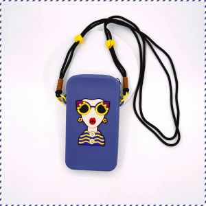 กระเป๋าคลัทช์ การใช้งานจริง การแสดงบุคลิกภาพ กระเป๋าถือ เชือกผูกสี ป้องกันการตก ป้องกันโทรศัพท์มือถือ