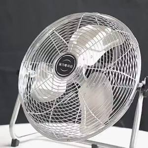 Industrial Ground Fan Floor 10/14 inch Electric Fan Aluminum Blades Strong Wind Powerful Desk Fan