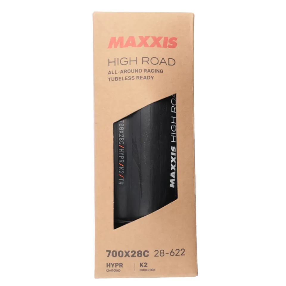 MAXXIS High Road SL 700×28c TLR MAXXIS HIGH ROAD SL 700C FOLD ROAD TIRE