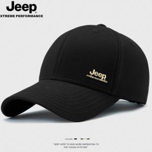 Xe Jeep tinh thần Nam/Nữ Mũ bóng chày 100% mũ thêu cotton màu đen
