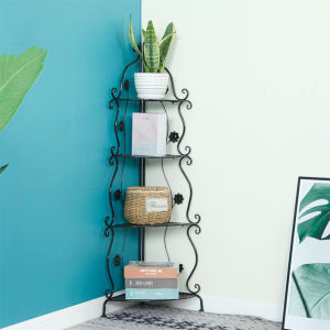 Bath Bathroom Shelving 4 Tier Kitchen Bathroom Storage Rack Shelf Shower Gel Corner Racks Shampoo Soap Cosmetics Rack Bathroom  Multi Function Storage Rack Kitchen Racks Organizer Storage Rack