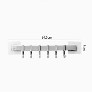 Adhesive Nail-Free Towel Hanging HookBathroom Wall Corner Strong Hanger Hook Organizer