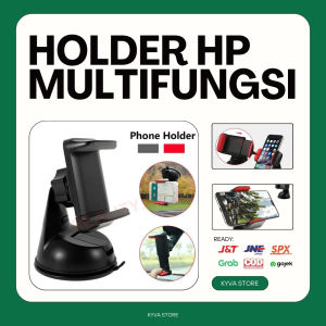 HP UNIVERSAL MOBIL HOLDER DASHBOARD STAND JEPIT SMARTPHONE CAR HOLDER SUN VISOR HOLDER