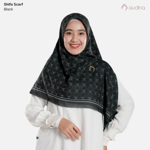 Audina Shifa Scarf Motif Premium Monogram Audina Elegan