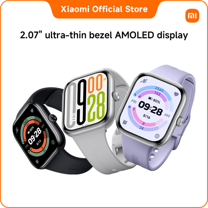 REDMI%20Watch%205%20%7C%20''2.07''%20ultra-thin%20bezel%20AMOLED%20display,%20Up%20to%2024%20days%20long%20battery%20life,%20Supports%20Bluetooth%20phone%20call,%20Built-in%205-system%20GNSS,%20Local%20warranty%20-%20Image%202