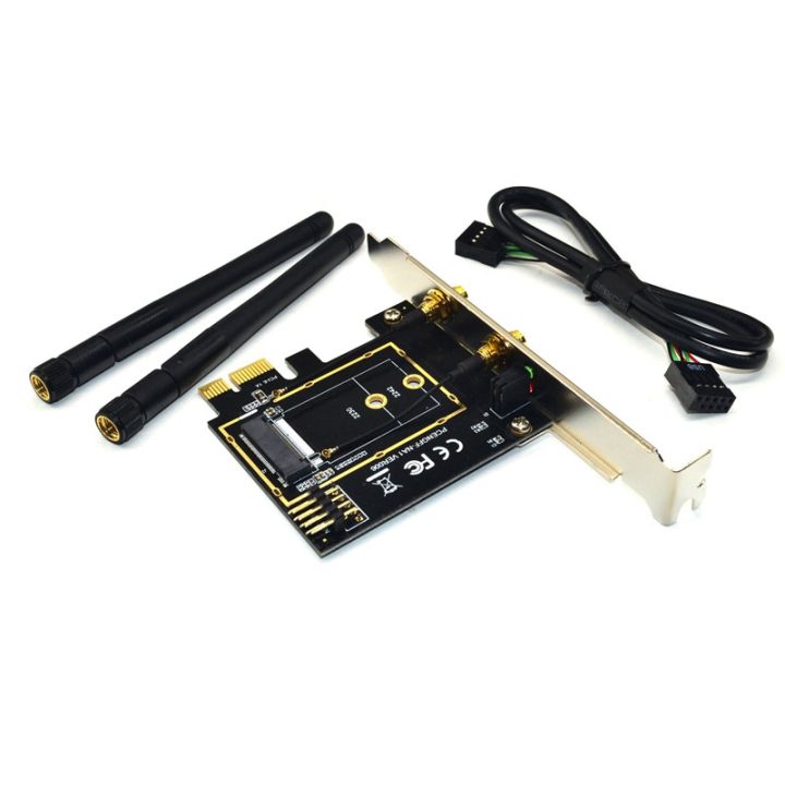 M.2 Wifi Adapter M2 Ngff Key A-E to Mini Pci Express Wifi Raiser PCI-E ...