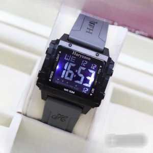Jam Tangan Wanita Haryxson 2119 Original Digital Strap Rubber Water Resistant - Jam Tangan Cewek Digital Fashion