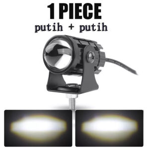 Lampu Tembak Laser D2 Led Mini 2 Warna Lampu Tembak Sorot Foglamp Mini D2 Laser Gun