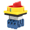 Load Circuit Breaker Switch 3-Pole 2-Position Rotary Cam On-Off Power Switch. 