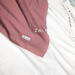 Pashmina Instan Dua Lubang Diamond Crepe Almira | Persegi Panjang Murah Diamond Crepe Italiano Premium