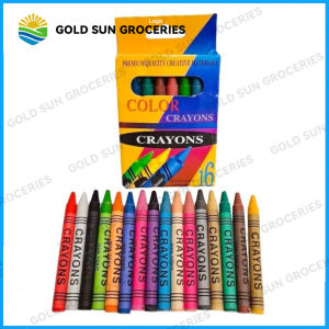 GoldSun Crayons 6 Colors Quality Kids Art Painting Ordinary Crayons School Supplies