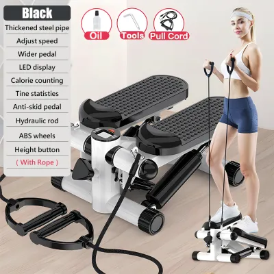 Pedal Exerciser Stepper Home Fitness Leg Slimming Machine Stationary Foot Pedal Machine Small Sports Equipment