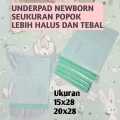 UNDERPAD BAYI ISI 20 PCS BAHAN GEL INSERT POPOK BAYI BARU LAHIR. 