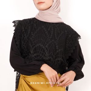 Ghanimi - Belia Vest / Vest Brukat / Brukat Kondangan / Brukat Tanpa Lengan / Vest Kekinian
