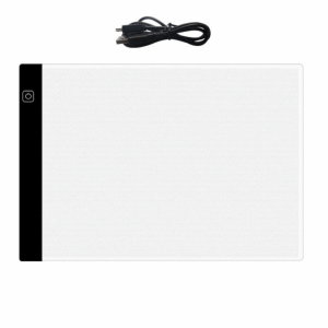 FOUNDTWO 3 cấp độ Bảng vẽ điện USB A4 Bảng vẽ LED Công cụ học tập Độ sáng có thể điều chỉnh Bảng vẽ ánh sáng Vẽ theo mẫu