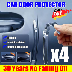 30 Years No Falling Off car door protector Buy 1 Get 3 Free car door edge protector Protect Car Paint Universal Fit Easy Install Car Anti Scratch Protector Blends with Any Car Paint door car protector car door rubber 車門防撞條