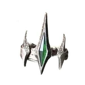 Adjustable Anime Crown Rings for Fashion Lovers Made of Long Lasting Alloy Perfect for Cosplay and Gatherings