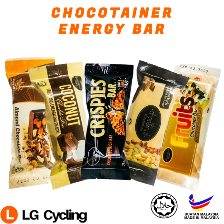 Chocotainer Energy Bar Loose Bar No Sugar Halal Diet Snack Energy Bar