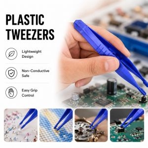 Disposable BPA Free First Aid Plastic Tweezer Plastic Thumb Forceps Pet Care Feeders