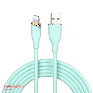 Dây Sạc Nhanh 20W iPhone Silicon Macaron mềm mại chống gãy gập đàn hồi cáp sạc chống rối không bị cáu bẩn truyền dữ liệu cao cấp