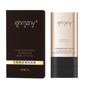 💕Hot-Selling Watery Skin💕Flawless Eraser Foundation Stick Light Makeup Base Concealer Stick Nude Flawless Commuting Long-Lasting Makeup Double-Headed Foundation Stick