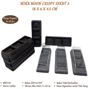 Mika Moon Crispy Mochi Box Mochi 18x6x4.5 Cm (50 Pcs-MNCY3C)