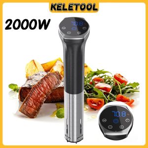 Smart Sous Vide Cooker WiFi APP Enabled Immersion Circulator Stainless Steel Waterproof for Home Gourmet Slow Cooking